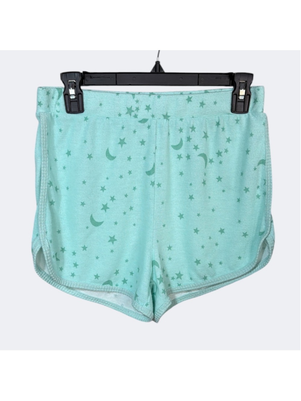 Colsie Pajama Shorts Small Mint Green Moon Star Loungewear Celestial Mystical